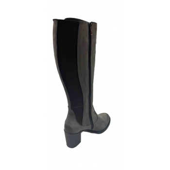 Kozaki ze skóry z szeroką cholewką 39-44 cm